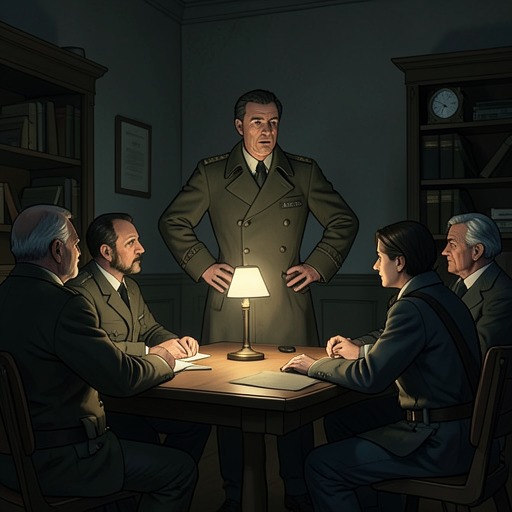 Cantwell’s Commanding Self from "Across the River and into the Trees". This flow traces how Cantwell’s habits of command shape ordinary exchanges, intimate relationships, and his final efforts to control what can still be…