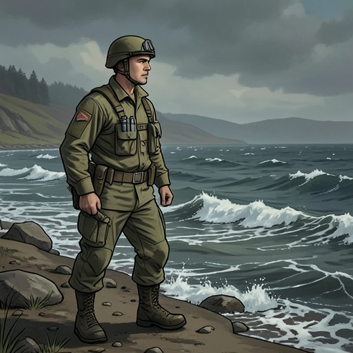 The Language of Home and Fatherland from "Across the River and into the Trees". This flow follows Cantwell’s shifting language of home, showing how military service, landscape, and love shape his sense of belonging.