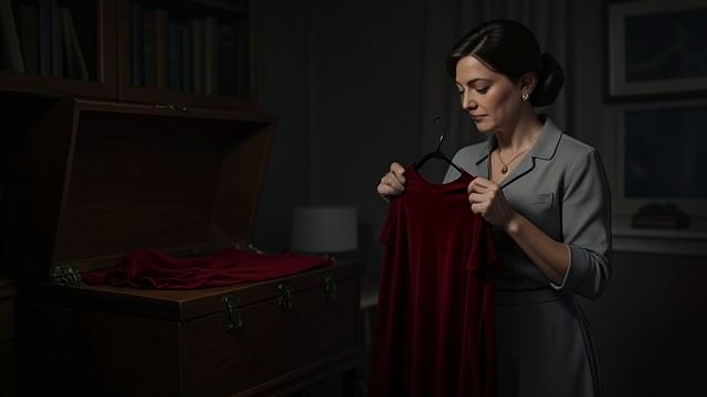 The Dress in the Box from "Tiny Beautiful Things: Advice on Love and Life from Dear Sugar". A Small Object Across Time A Purchase for Someday At eighteen, Cheryl Strayed / Sugar sees a red velvet toddler dress at a yard sale while riding with her…