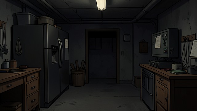 The Hidden Basement from "Masquerade". The Hidden Basement A Domestic Concealment Jessica White finds a basement hidden beneath a refrigerator in her husband’s workshop.