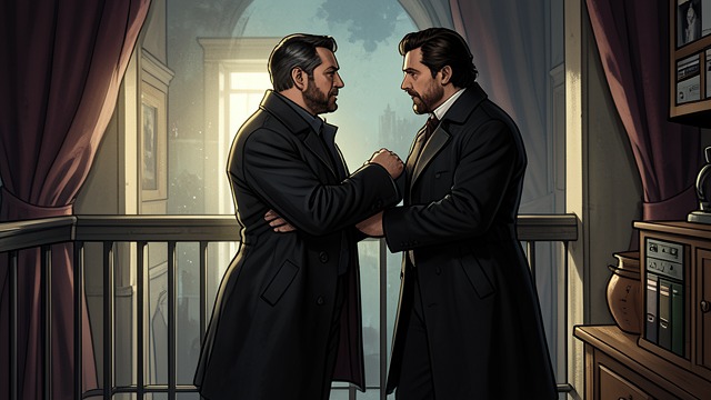 Power Reversed at the House from "Masquerade". Power Reversed at the House A Captive Acts Jessica White’s husband is handcuffed and held by Robert Michael Rothman, who believes he can control the hostage.