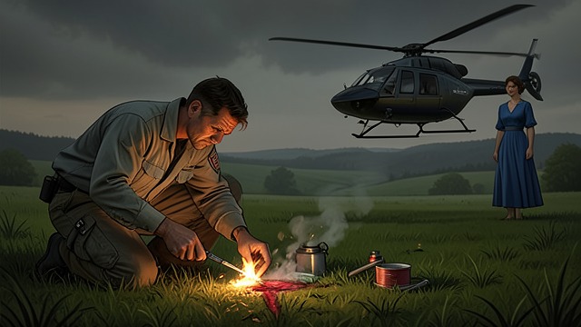 A Signal in the Grass from "Masquerade". A Signal in the Grass Limited Means The homeowner has no working phone because Victoria Belle has cut the lines.