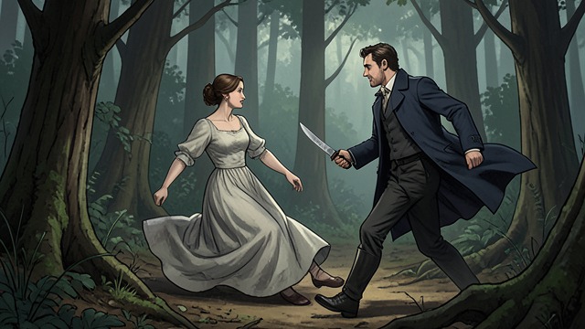 A Courtship Begins in Fear from "Masquerade". A Courtship Begins in Fear The Abduction Claire Rothman later reveals that Robert Michael Rothman took her from her bedroom and dragged her into the woods.