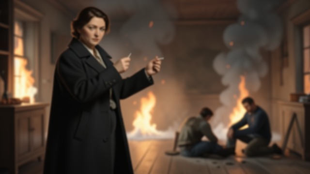 The Burning Room from "Masquerade". The Burning Room Recognition Before Death Victoria Belle reveals her face to the sisters after they wake.