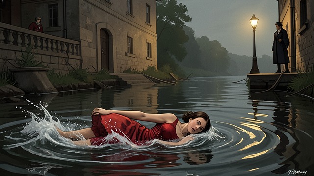 The River’s Indifference from "Masquerade". The River’s Indifference A Desperate Escape Victoria Belle jumps into the rapids rather than surrender to the deputies.