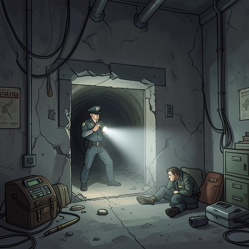 The Hidden Chamber Investigation from "Masquerade". This flow follows the discovery of the underground killing site and its transformation of a local crime into a serial-murder investigation.
