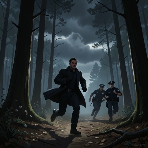 The Duel Between Pursuer and Fugitive from "Masquerade". This flow traces the changing tactical advantage between law enforcement and Robert Michael Rothman from the first evidence to his capture.