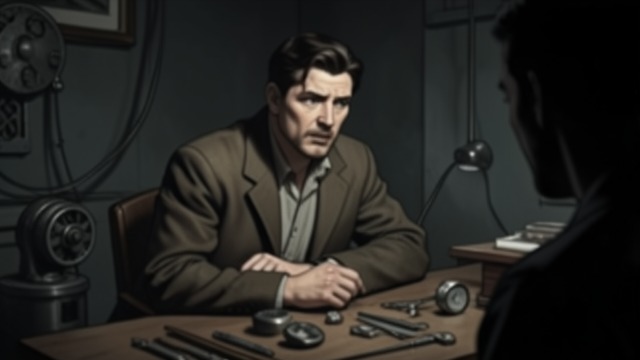 Remote Power Talk from "The Pale Horse". A Suspect’s Philosophy Machines and Control Venables speaks of brainwashing, stimuli, and a controller who can direct machines and other people.