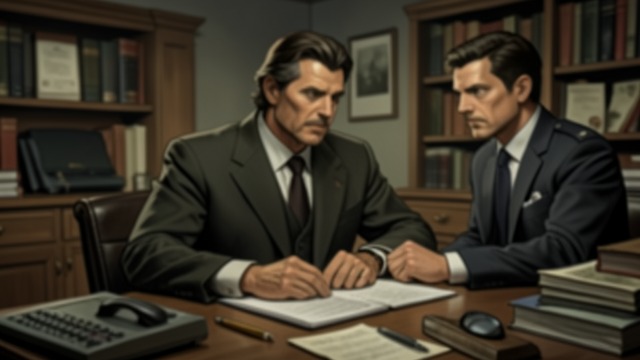 The Police Confrontation from "The Pale Horse". The Suspect Under Examination A Calm Denial Lejeune visits Venables at Priors Court and explains the Pale Horse operation.