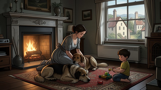 Home After the Case from "The Pale Horse". Domestic Continuity Dogs and Familiar Tasks When Mark returns to Much Deeping, Rhoda is again occupied with treating her dogs.