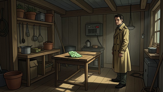 The Poison in the Shed from "The Pale Horse". Evidence Turns the Case A Planted Packet Lejeune tells Venables that thallium salts have been found in the potting shed.