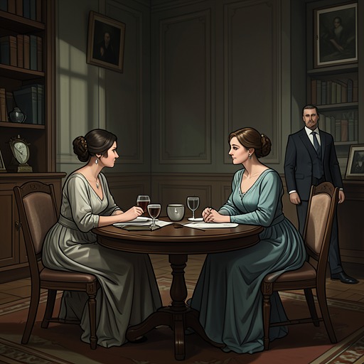 Ginger and Pamela’s Confidence from "The Pale Horse". Ginger uses the ease of women’s conversation to turn Pamela’s scattered knowledge into the investigation’s first usable lead.