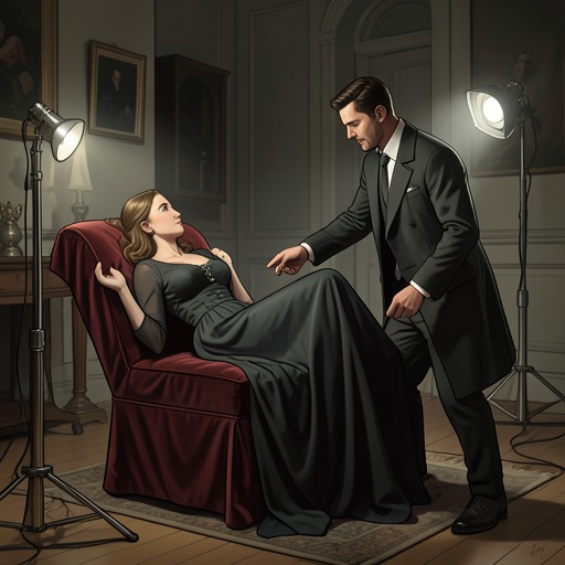 Thyrza and Sybil’s Working Partnership from "The Pale Horse". Thyrza directs Sybil’s genuine trance into an elaborate performance that makes a practical poisoning service appear supernatural.