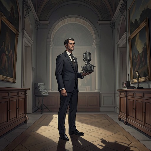 The Mystery of Mr Venables from "The Pale Horse". Venables’ striking appearance and interest in remote control make him a plausible suspect, but the evidence ultimately separates him from Osborne’s crimes.