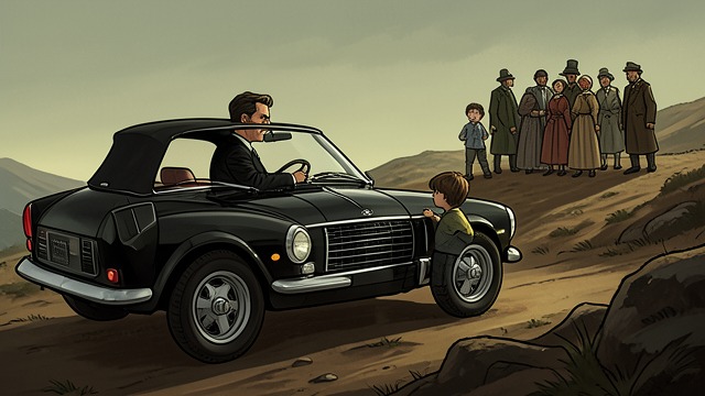A Familiar Face on the Hill from "Hide and Seek". A Familiar Face on the Hill Recognition John Rebus sees James Carew in an expensive car on Calton Hill beside a young boy, and Carew quickly drives away.