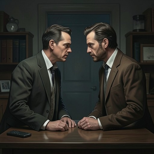 Rebus and Holmes Learn Partnership from "Hide and Seek". John Rebus and Brian Holmes test the difficult balance between command, trust, and complementary investigative skills.