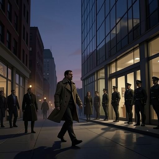Rebus Against the Hidden Elite from "Hide and Seek". The investigator’s pursuit collides with a system in which wealth, law, policing, and private blackmail protect the perpetrators.