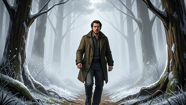Frost at the Border from "Tide". Frost at the Border An Uneasy Sign Galahad sees frost inside Spegel’s woods while traveling toward Mhuirlan and worries about the curse there.