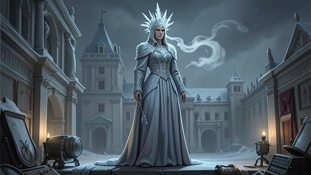The Ice Queen’s Ambition from "Tide". The Ice Queen’s Ambition A Sealed Kingdom Galahad tells James that Queen Iskyla may be occupying Palace of Glas and seeking control of Spegel.