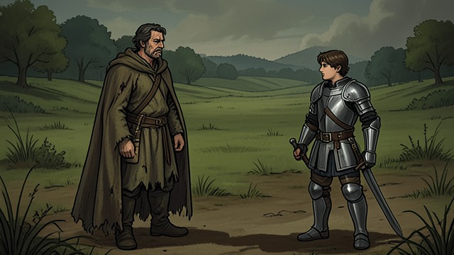 A Frank Warning from "Tide". A Frank Warning Danger Shared Galahad tells James that the guardian is missing and the kingdom may face attack.