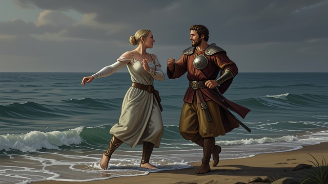 A Dance Without Lessons from "Tide". A Dance Without Lessons Unexpected Grace Meira takes Galahad onto the sea, where movement comes naturally to both of them.