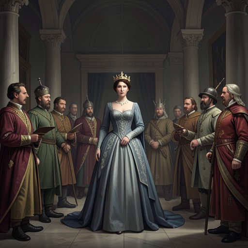 Beatrix’s Emergence as Queen from "Tide". This thread follows Beatrix from celebrated childhood friend to queen and inherited guardian of Mhuirlan’s seal.