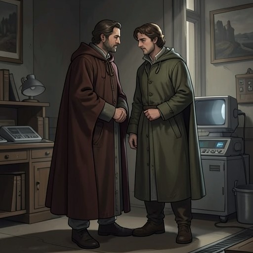 Galahad and Meira’s Bond from "Tide". This thread traces the relationship between Galahad and Meira from wary rescue through unspoken intimacy to mutual commitment.