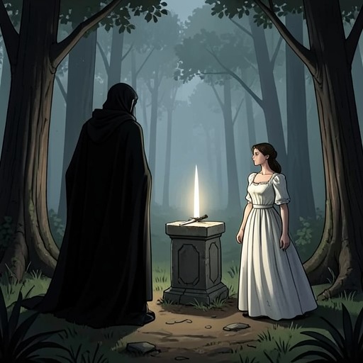 The Enchanted Blade Crisis from "Tide". This thread follows Myrkur’s attempt to make Meira choose murder and her refusal to sacrifice Beatrix for survival.