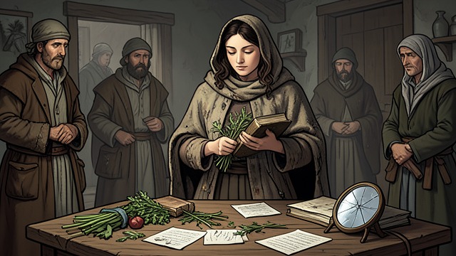 The Outsider’s Reputation from "Satan". The Outsider’s Reputation A woman on the margins Grébiche lives apart from ordinary village respectability and cultivates knowledge of herbs, divination, and…