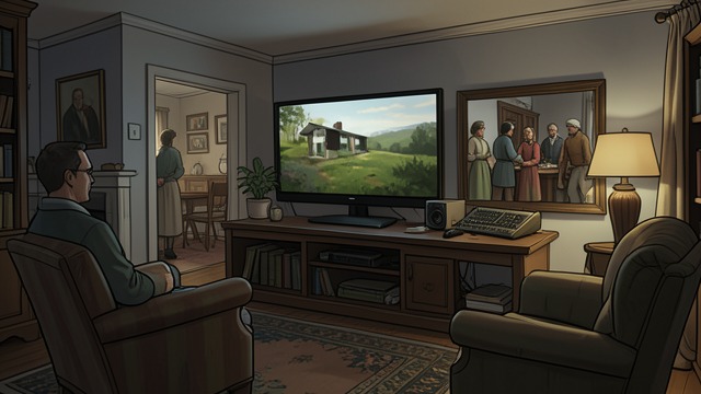 A Global Village Forms from "Satan". A Global Village Forms Distance collapses Television allows residents of Touladi to see events and people hundreds of kilometers away.