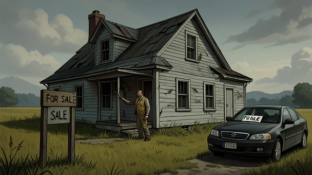 The House Is Lost from "Satan". The House Is Lost Property gives way to pressure The Founder’s House stands empty and deteriorates.