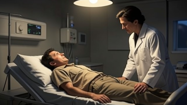 The Near-Death Reorientation from "Satan". The Near-Death Reorientation A body interrupts the investigation A road accident leaves Loïc in a coma.