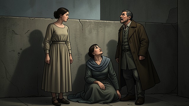 The Jump from the Wall from "First Love". Obedience Made Physical A Reckless Leap Zinaïda tells Vladimir to jump from a high wall if he truly loves her.