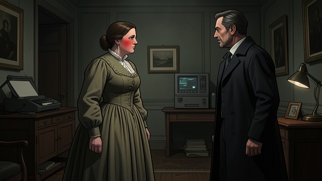 Suspicion Becomes Confrontation from "First Love". A Private Accusation Infidelity Named Maria Nikolaevna reproaches her husband over his intimacy with Zinaïda.