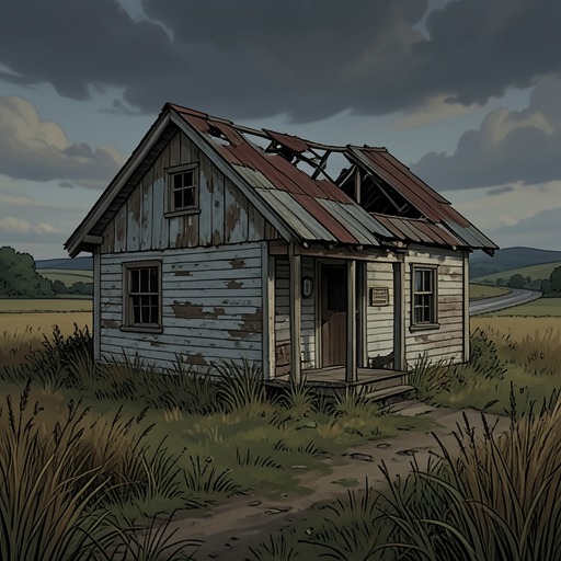 The Zasyekin Household’s Decline from "First Love". This flow traces the family’s visible poverty, dependence on influential neighbors, and uncertain prospects.