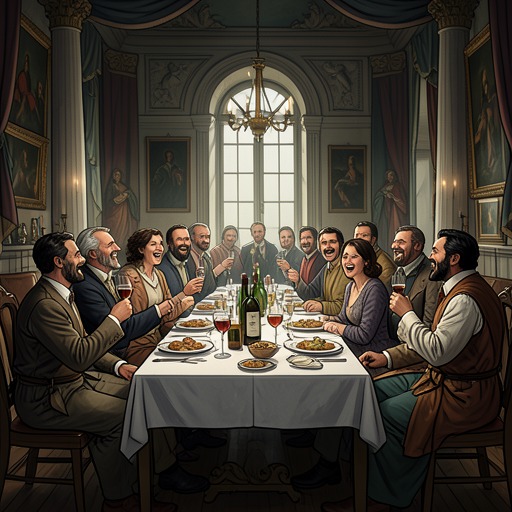 The Games at the Lodge from "First Love". This flow traces the social gatherings that reveal Zinaïda’s command of her circle and Vladimir’s eagerness to belong.