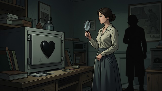 The Empty Wrapping from "Theodosia and the Serpents of Chaos". The Empty Wrapping A substitution discovered Henrietta opens the safe and finds a black heart-shaped object in place of the Heart of Egypt.
