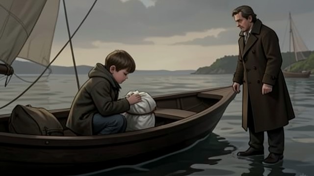 The Hidden Passage from "Theodosia and the Serpents of Chaos". The Hidden Passage Survival aboard ship Theodosia hides in a lifeboat, enduring cold, hunger, and the noise of the liner. Mr.