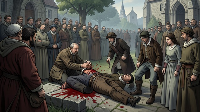 Stokes Struck Down from "Theodosia and the Serpents of Chaos". Stokes Struck Down Violence witnessed The children see a man attack Tetley, then watch other assailants stab the first attacker in St Paul’s churchyard.