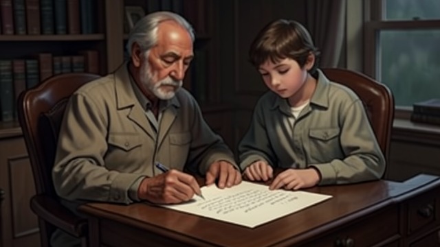 A Last Request from "Decoded". A Last Request Planning beyond his death As illness takes his voice, Mr Auslander writes to Young Lillie asking him to become Duckling’s guardian.