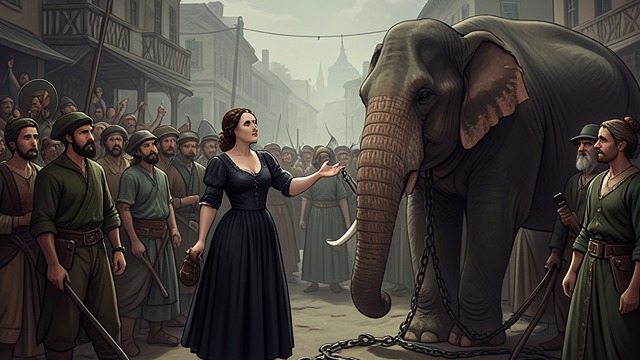 Boredom with the Elephant from "The Magician's Elephant". Boredom with the Elephant A threatened social season Countess Quintet resents that everyone talks about the elephant instead of her.