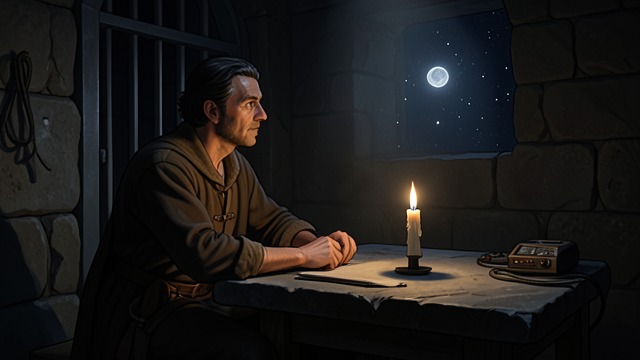 Isolation in Prison from "The Magician's Elephant". Isolation in Prison An unchanging apology Imprisoned for the accident, the magician repeats that he intended only lilies whenever Bettine LaVaughn visits.