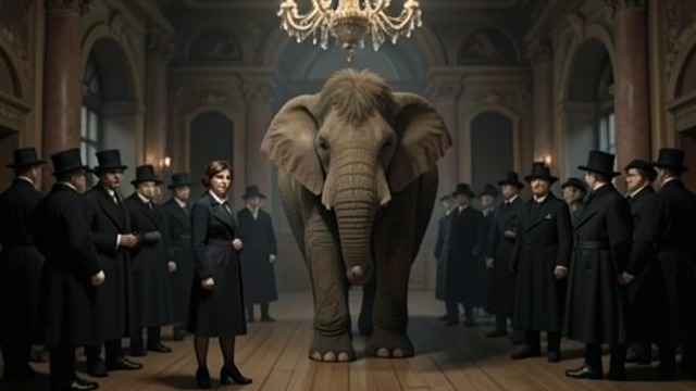 Private Property from "The Magician's Elephant". Private Property Ownership purchased Countess Quintet pays for the elephant and installs her in a ballroom.