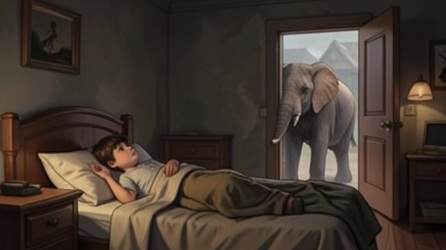 The Elephant's Dream from "The Magician's Elephant". The Elephant's Dream A visitor in sleep Adele dreams that an elephant comes to the orphanage asking for her.