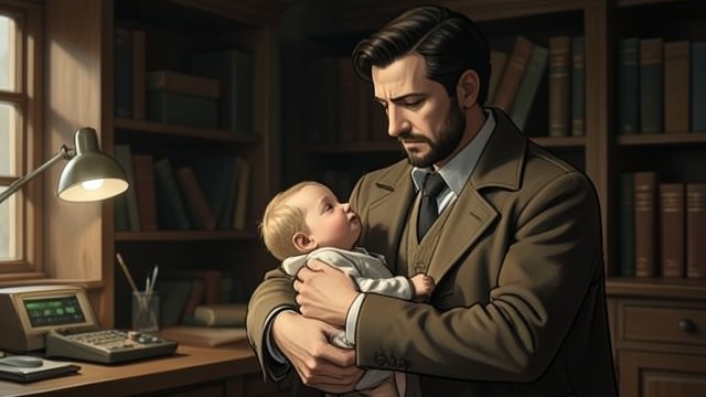 A Mother's Request from "The Magician's Elephant". A Mother's Request A promise entrusted Peter’s mother asks him to hold the crying baby and tells him that Adele belongs to him and he belongs to her.