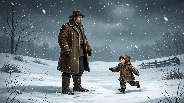 Wonder Reconsidered from "The Magician's Elephant". Wonder Reconsidered A simpler wish emerges The magician sees snow falling and realizes that he wants to share it with someone he loves.