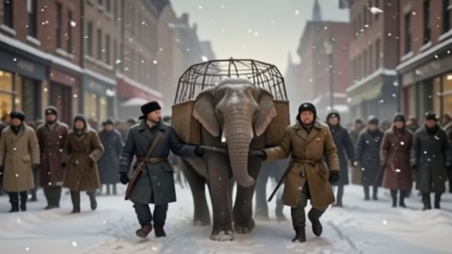 Snow Brings Them Together from "The Magician's Elephant". Snow Brings Them Together A transformed city Snow finally falls over Baltese, softening its streets and making the long winter feel newly alive.