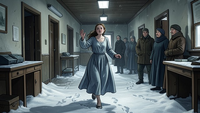 A Door Opened by Adele from "The Magician's Elephant". A Door Opened by Adele Choosing to leave the bed Adele hears Iddo barking and sees the elephant-led procession.