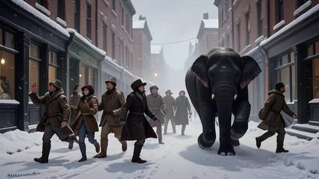 The City Moves Together from "The Magician's Elephant". The City Moves Together Separate lives converge As the elephant leaves the countess’s home, a boy, policeman, servant, noblewoman, beggar, dog, and nun move…