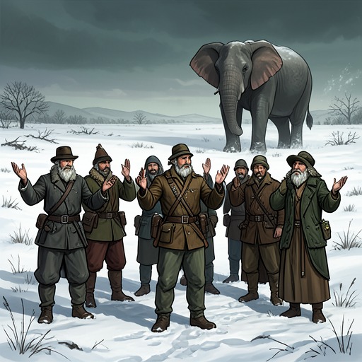 The Four-Part Rescue from "The Magician's Elephant". The rescue conflict escalates as Peter, Leo, the magician, and the people around them turn an impossible wish into a coordinated plan.
